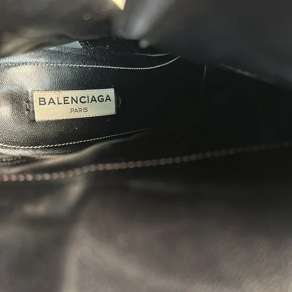 Balenciaga Black Leather Heel Boots - Picture 8 of 11